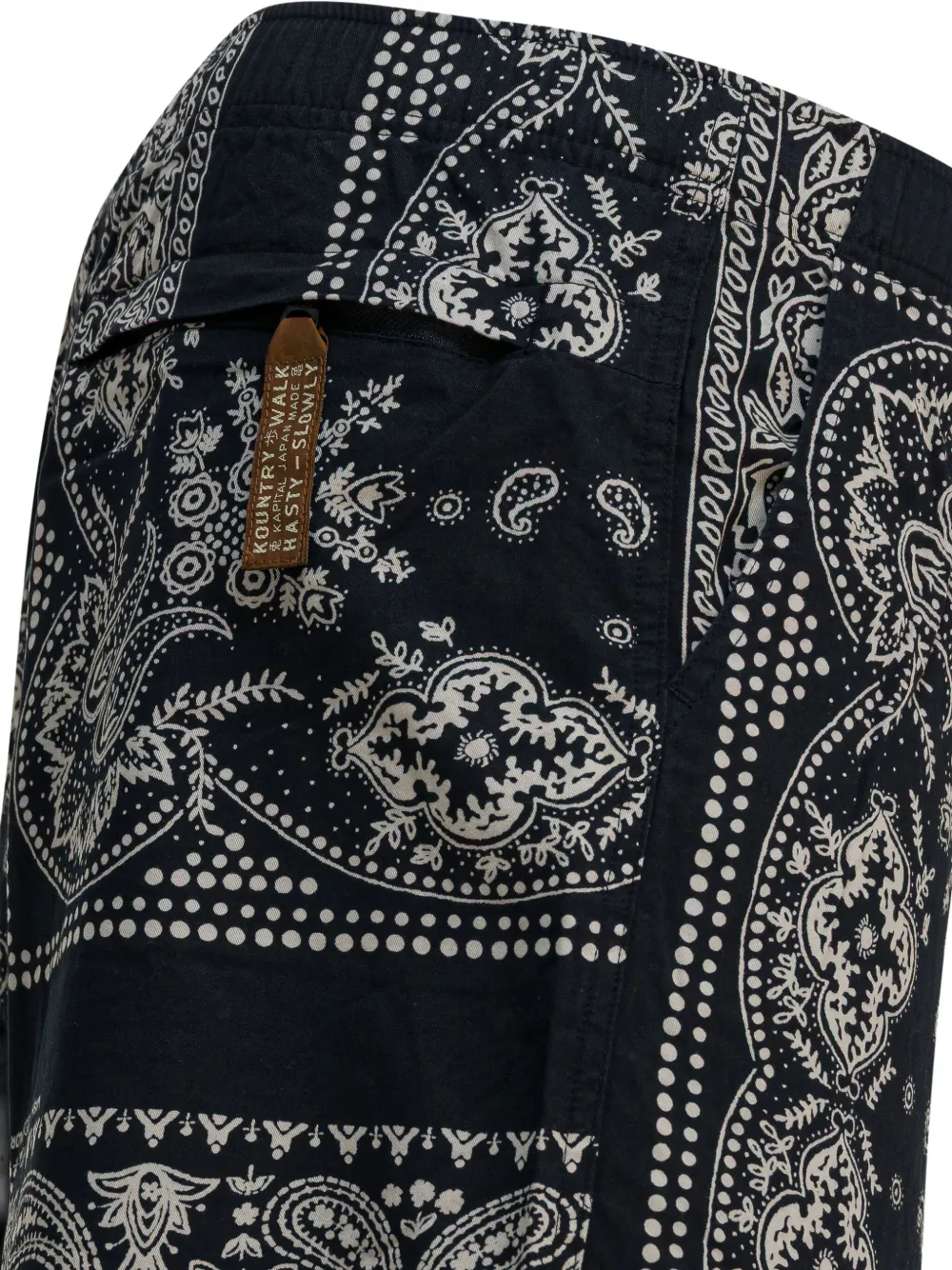  Kapital Bandana Shorts - Black 
