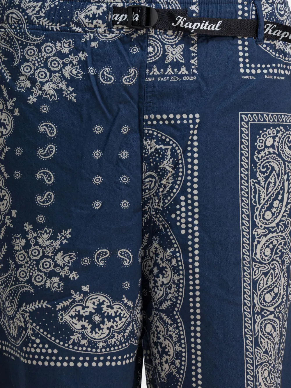  Kapital Bandana Shorts - Blue 