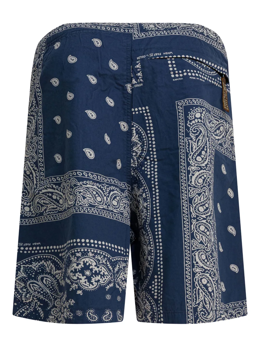 KAPITAL bandana shorts - Blauw
