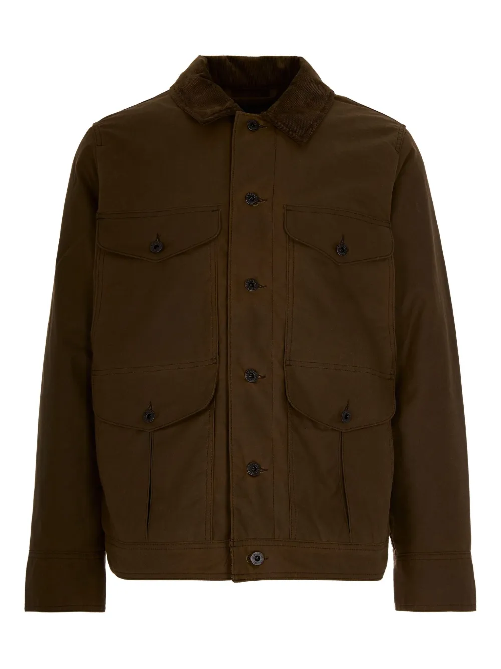 Filson Corduroy Collar Pocket Jacket In Brown