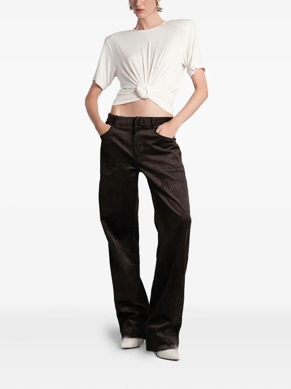 Magda Butrym knotted T-shirt | T-Shirts & Jersey Shirts | Image 2