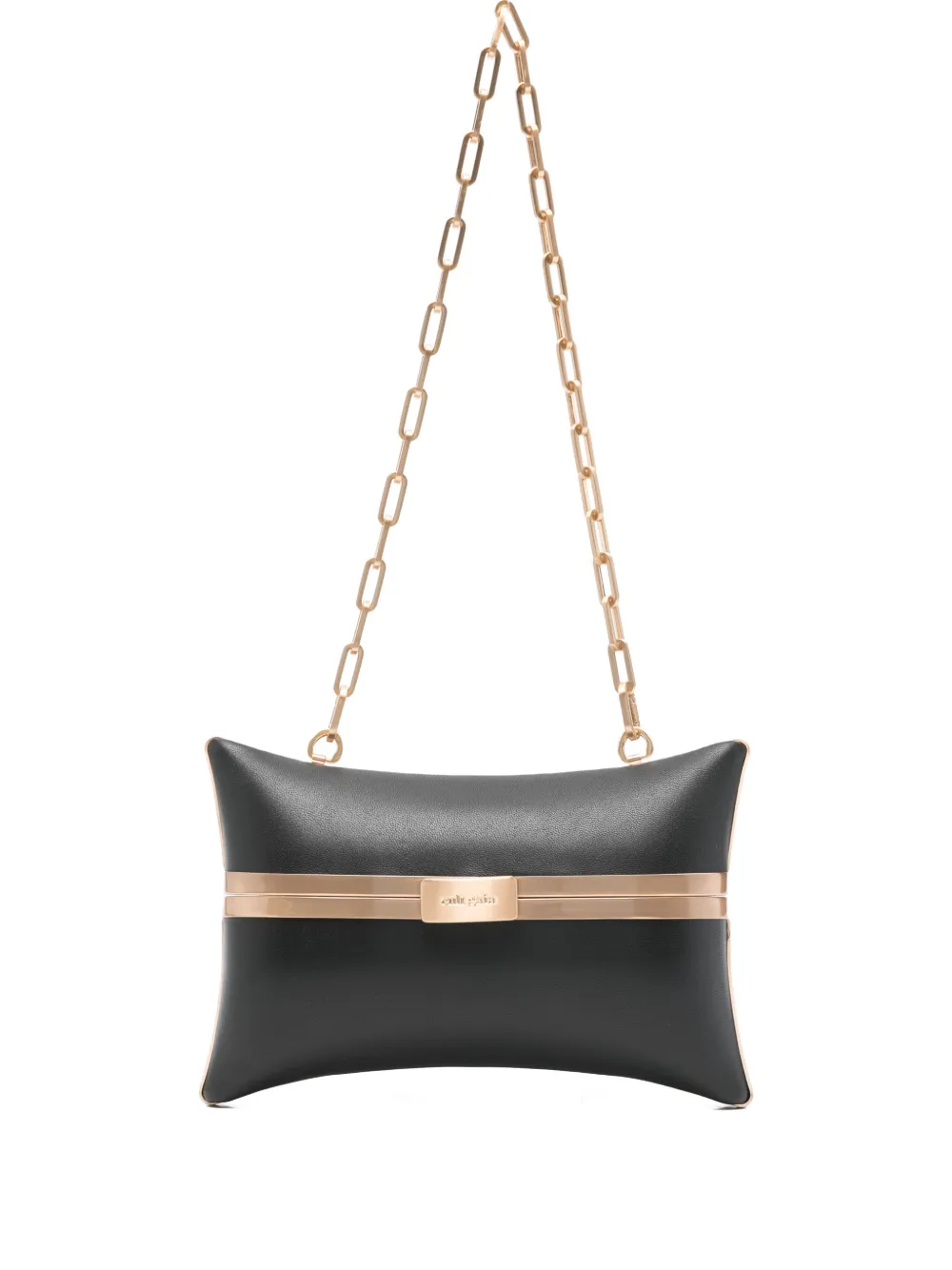 Cult Gaia Olea Chain-strap Clutch Bag In Black