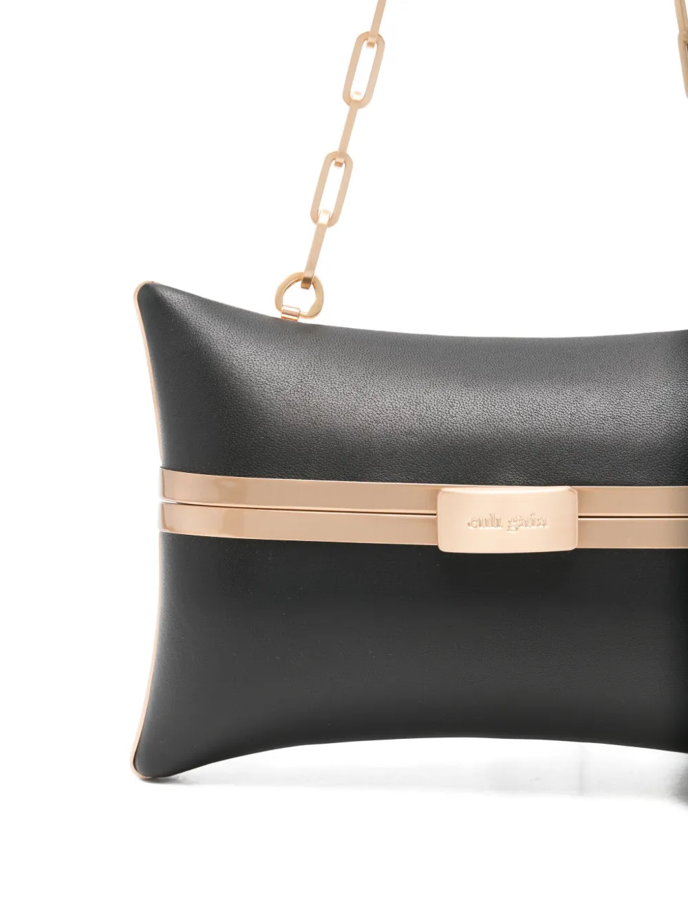 Cult Gaia Olea Chain-strap Clutch Bag In Black