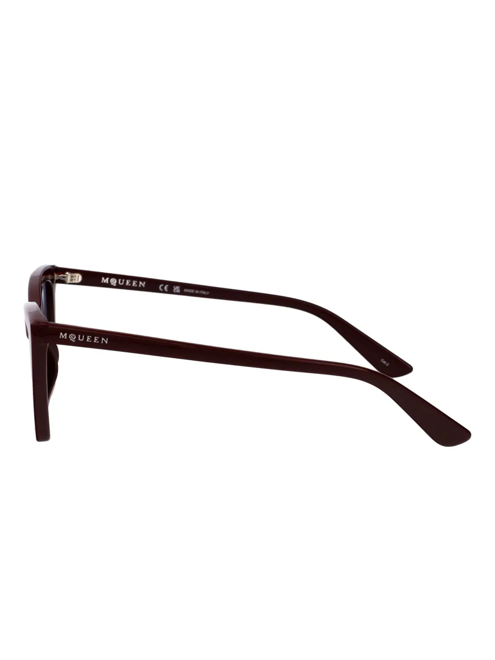 Alexander McQueen Eyewear Zonnebril met cat-eye montuur Bruin