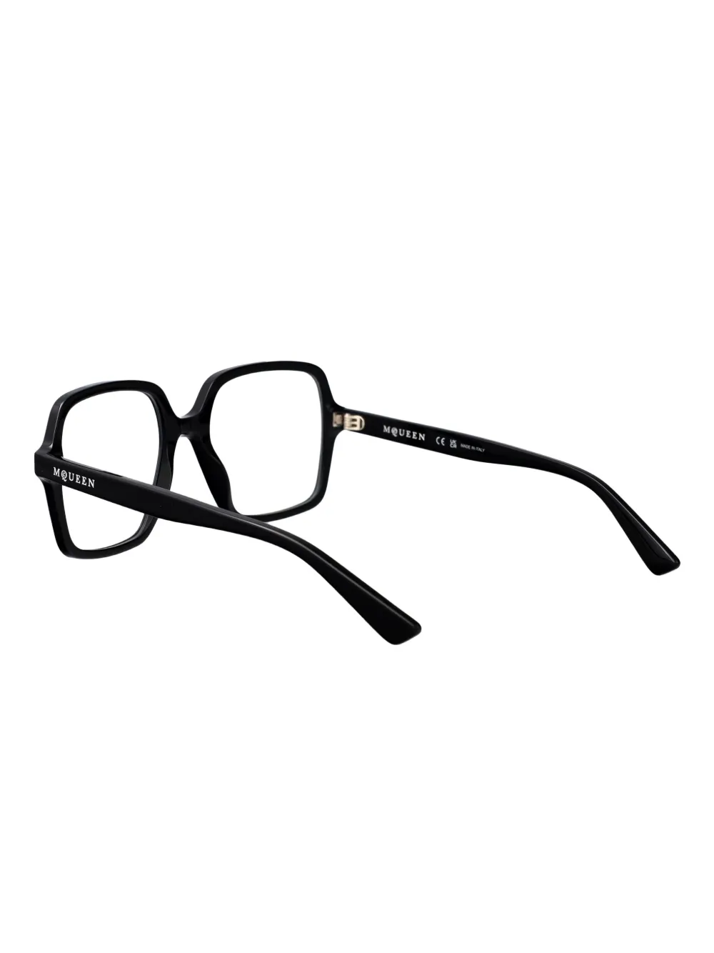 Alexander McQueen Eyewear AM0538O bril Zwart
