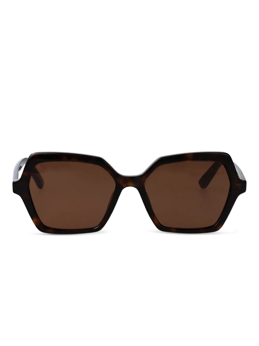 Alexander McQueen Eyewear AM0537S geometric-frame sunglasses - Marrone
