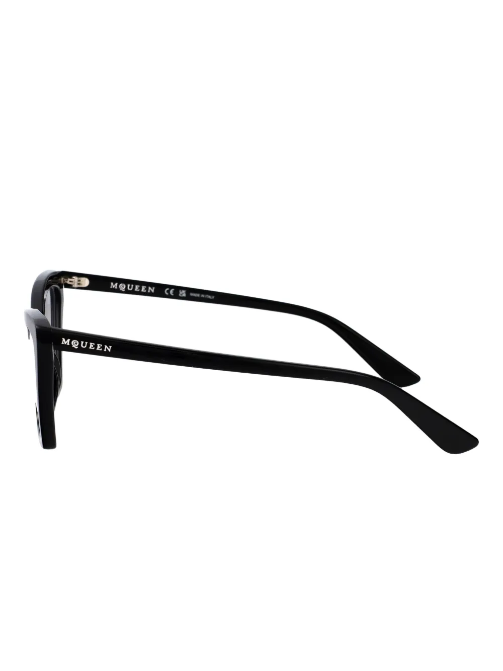 Alexander McQueen Eyewear Bril met cat-eye montuur Zwart