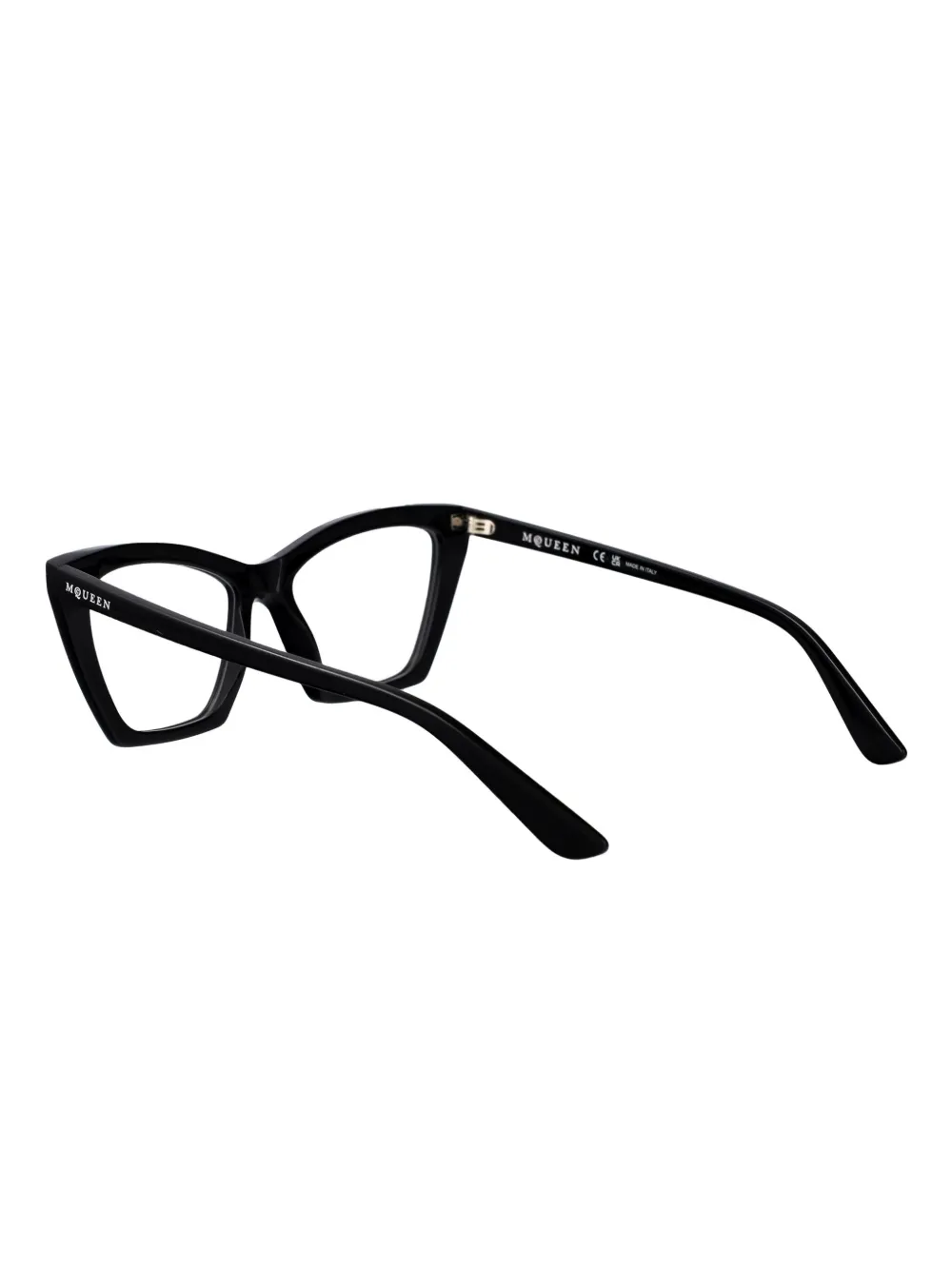 Alexander McQueen Eyewear Bril met cat-eye montuur Zwart