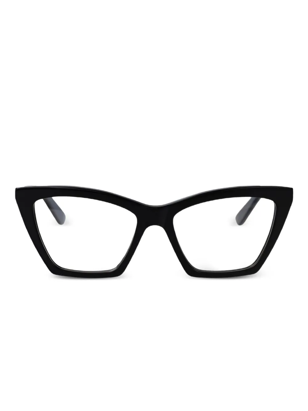 Alexander McQueen Eyewear cat-eye frame glasses | Black | Image 1