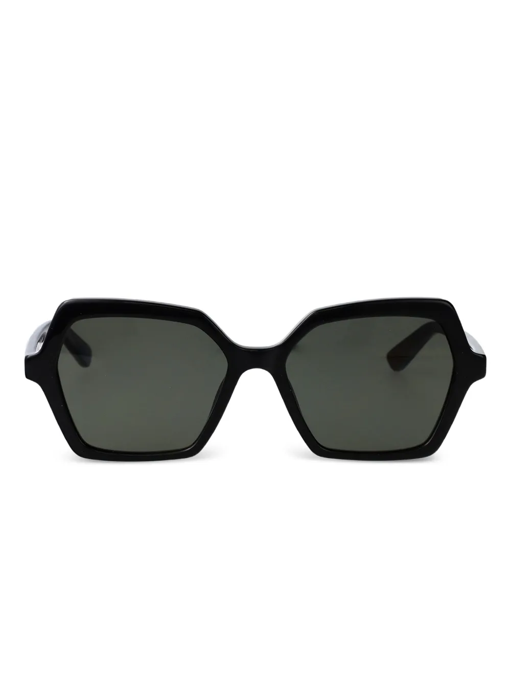 Alexander McQueen Eyewear geometric-frame sunglasses - Nero