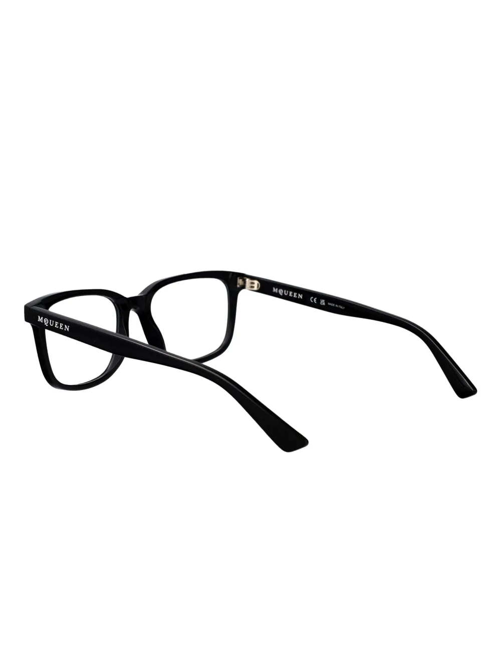 Alexander McQueen Eyewear AM0541O bril Zwart