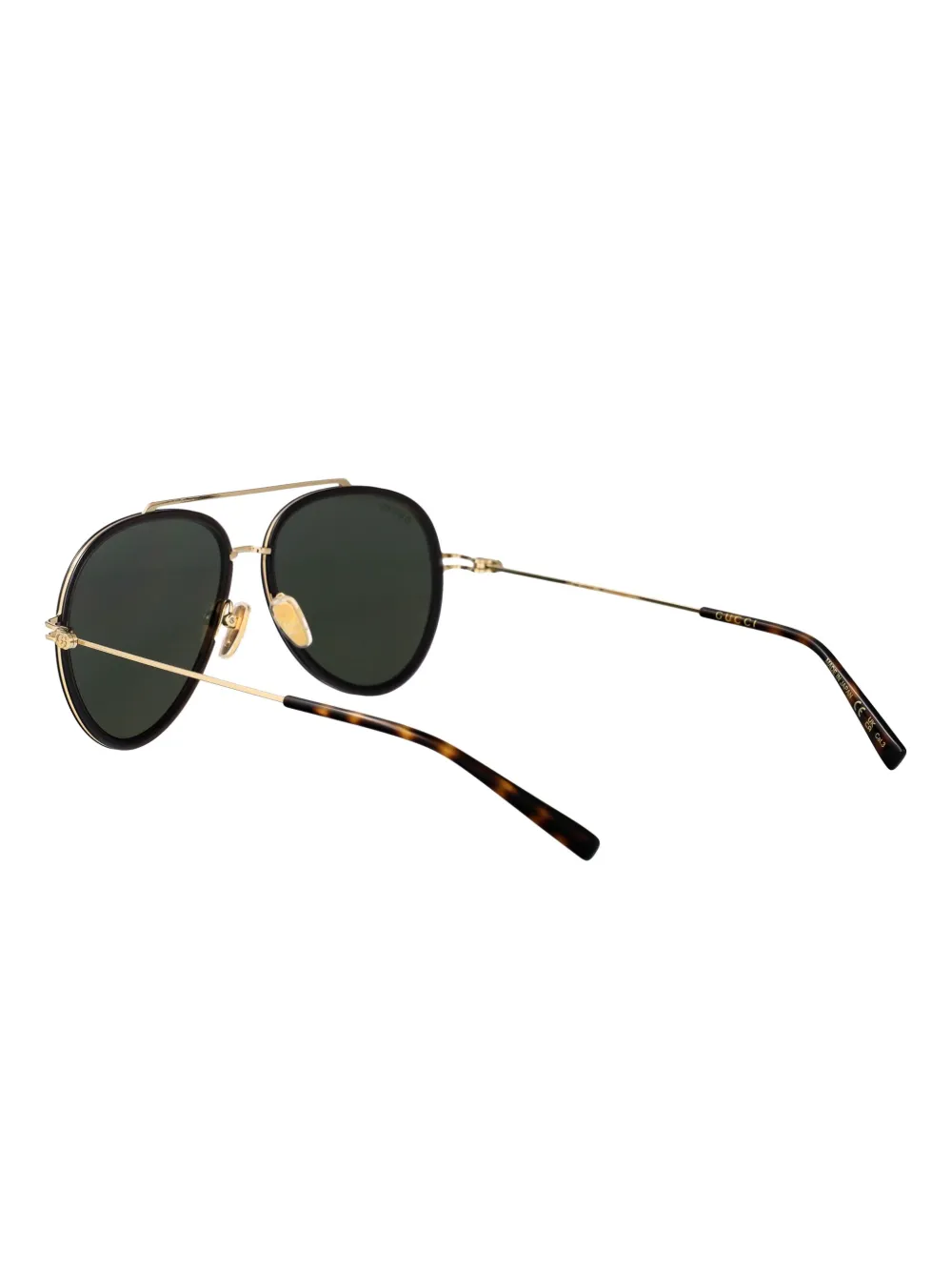 Gucci Eyewear GG1981S zonnebril met piloten montuur Zwart