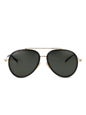 Gucci Eyewear GG1962S ダブルブリッジ サングラス | ゴールドトーン