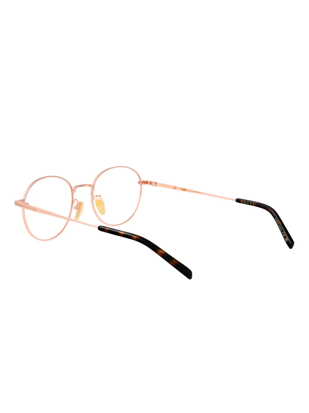 Gucci Eyewear Bril met rond montuur Roze