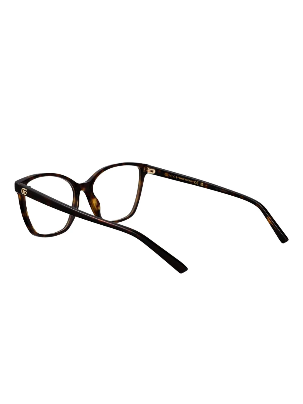Gucci Eyewear GG1995O bril met logo Bruin