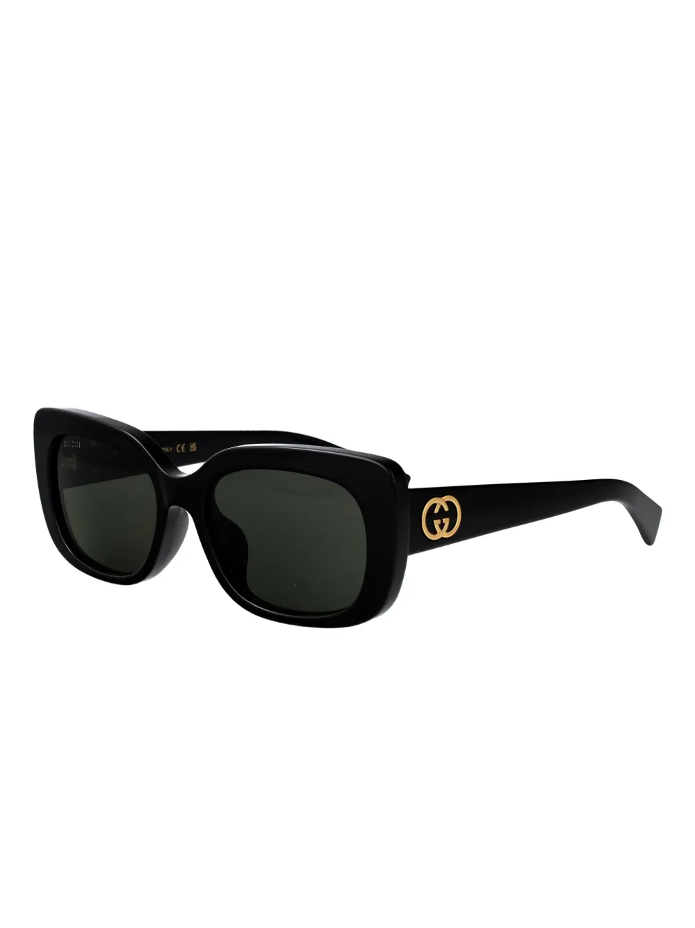 Gucci Eyewear low-nose bridge sunglasses - Zwart