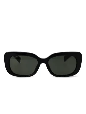 Gucci Eyewear ジオメトリックフレーム サングラス | ブラック