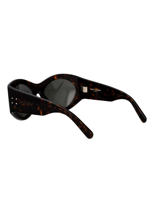 Saint Laurent Eyewear SL 854 Sunglasses | Brown | FARFETCH PH display picture 1