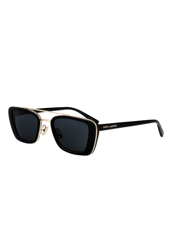 Saint Laurent Eyewear SL 825 サングラス | ブラック | FARFETCH JP