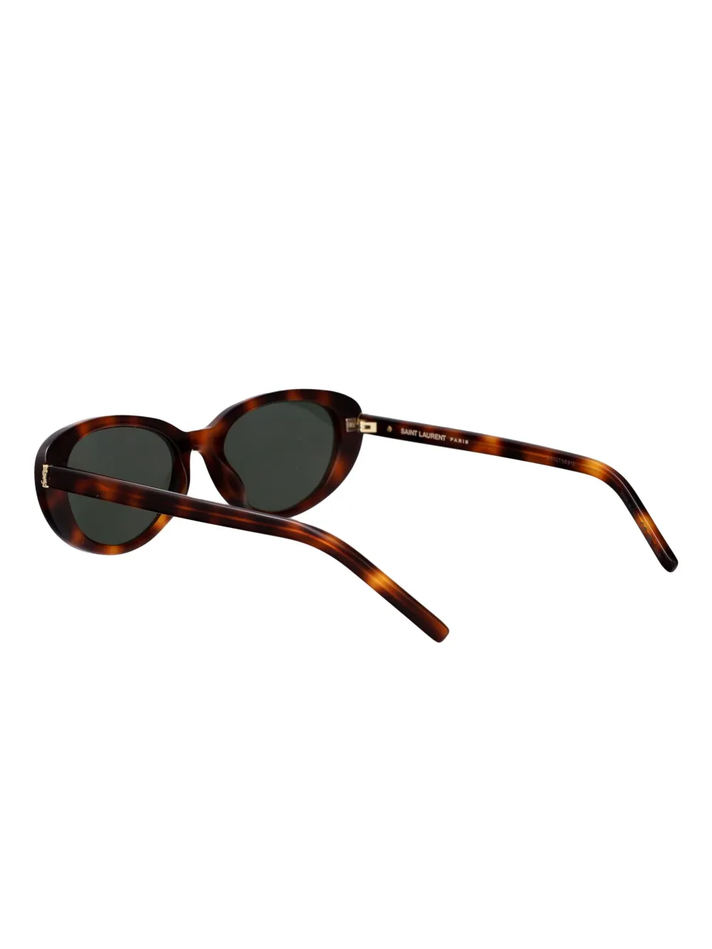 Saint Laurent Eyewear Zonnebril met cat-eye montuur Bruin