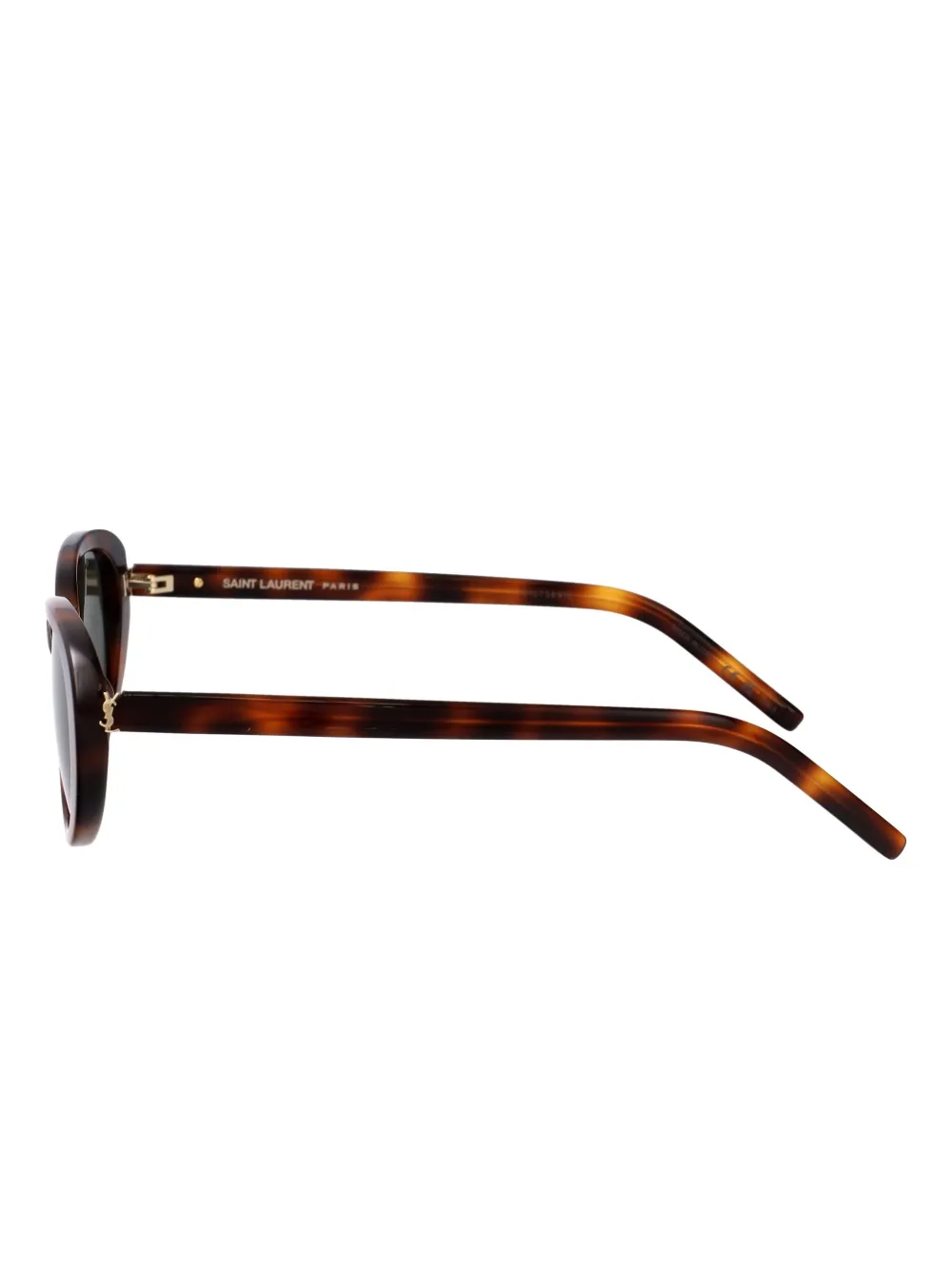 Saint Laurent Eyewear Zonnebril met cat-eye montuur Bruin