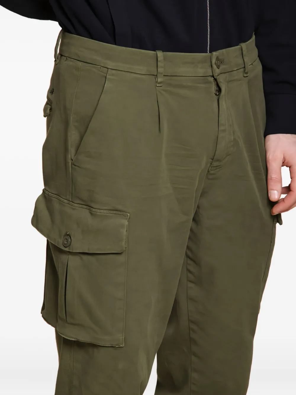 Mason's Cargo shorts met zakken Groen