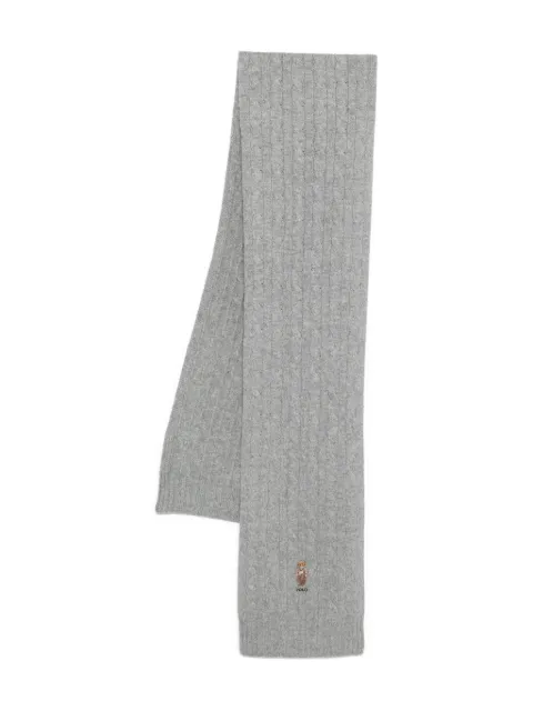 Polo Ralph Lauren bufanda en tejido de ochos con motivo Polo Bear