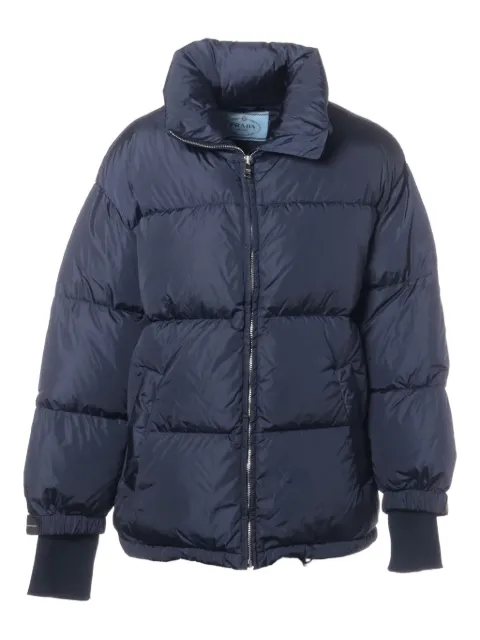Prada Pre-Owned 2018 zip-up down jacket