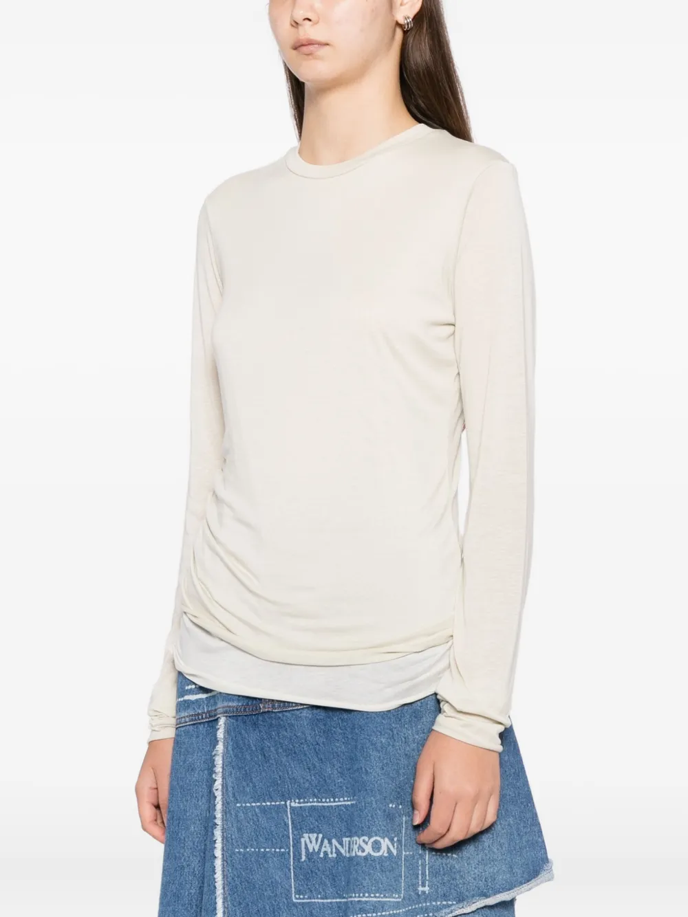 Jw Anderson Layered T-shirt In White