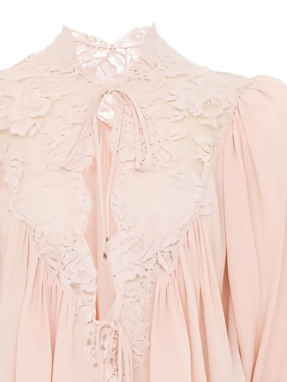  Chloé Lace-detail Blouse - Pink 