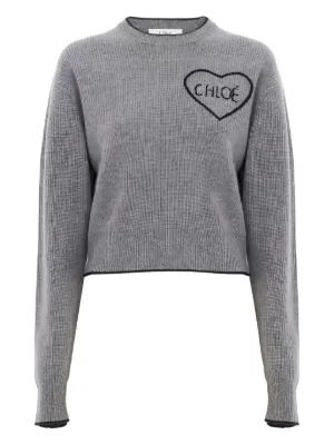 Miu Miu Wool And Cashmere Sweater | Grey | FARFETCH
