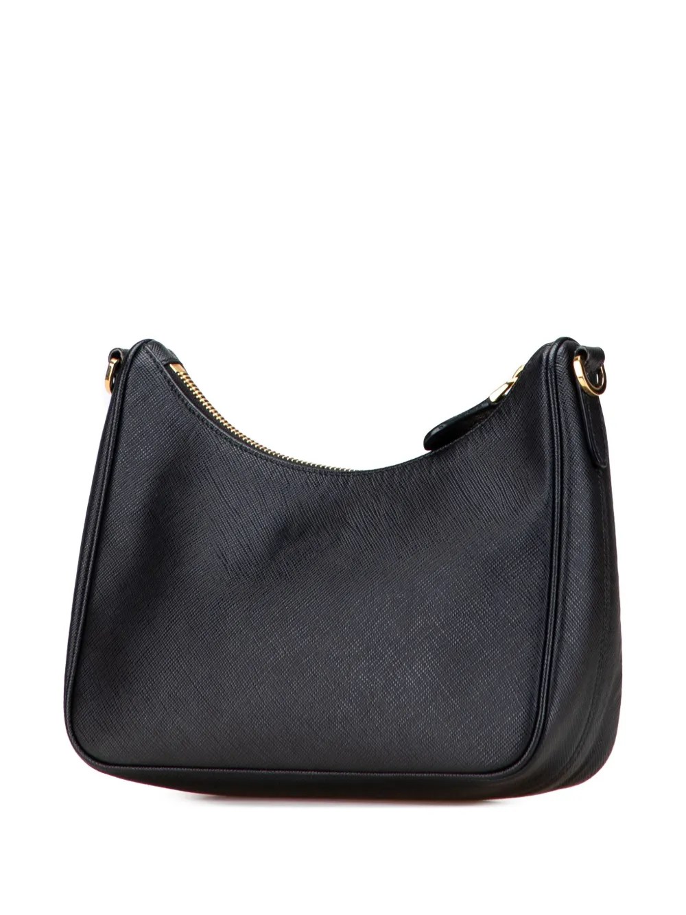 Pre-owned Prada 2019-2025 Saffiano Re-edition 2005 Satchel In Black