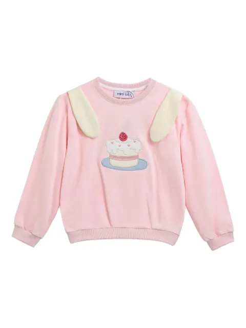 Mimi Tutu bunny-ear sweatshirt