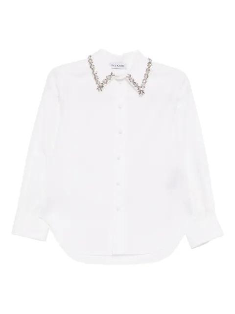 Dice Kayek chemise à ornements en cristal