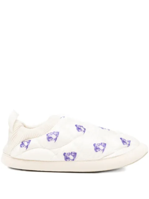 Undercover chaussons à imprimé graphique