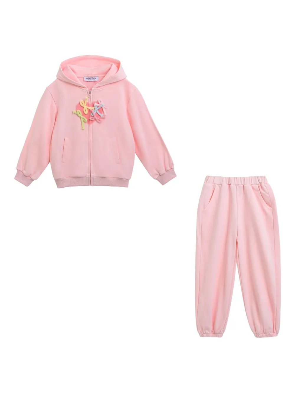 Mimi Tutu appliqué hooded tracksuit | Pink | Image 1