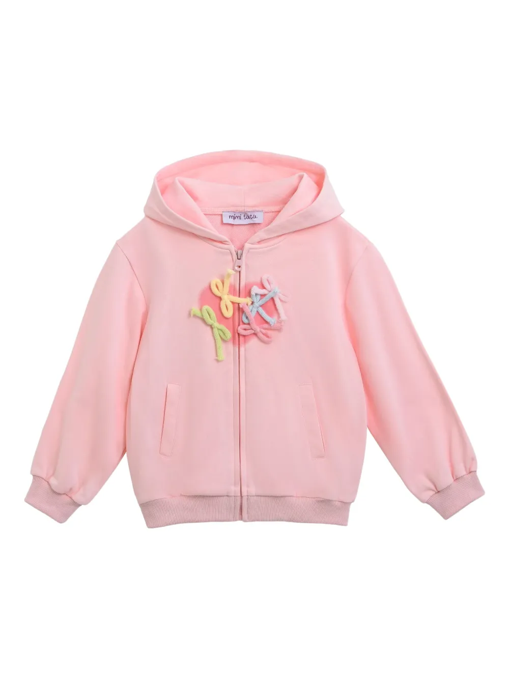 Mimi Tutu Trainingspak met capuchon en applicatie Roze