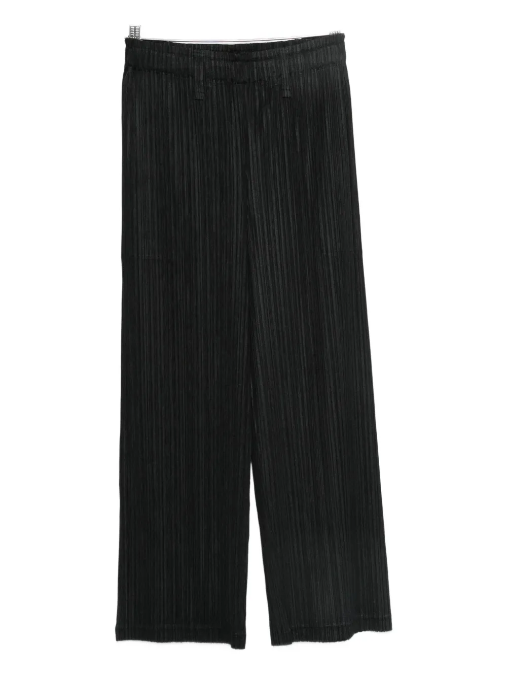 Issey Miyake Wide Leg Pleated Pants, Black (thicker) In Black