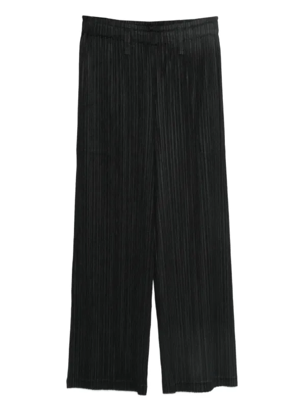 Pleats Please Issey Miyake プリーツ パンツ | ブラック | FARFETCH JP