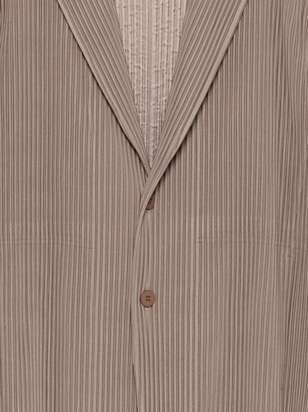 Homme Plissé Issey Miyake Blazer met enkele rij knopen Grijs