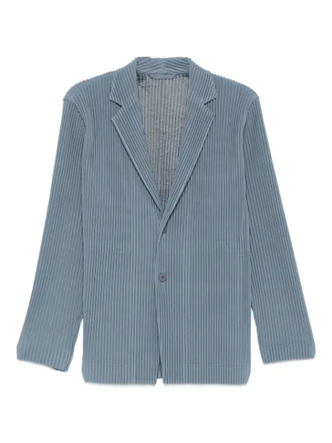 Homme Plissé Issey Miyake Blazer plissado com botões