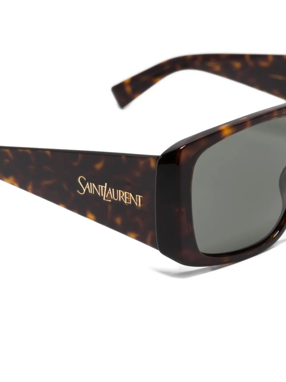 Saint Laurent Eyewear SL 832 zonnebril met vierkant montuur Bruin