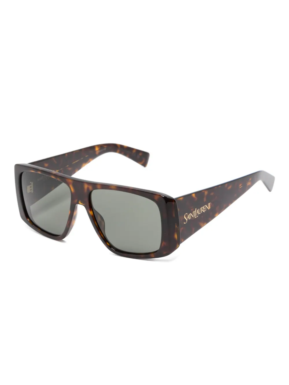 Saint Laurent Eyewear SL 832 zonnebril met vierkant montuur - Bruin