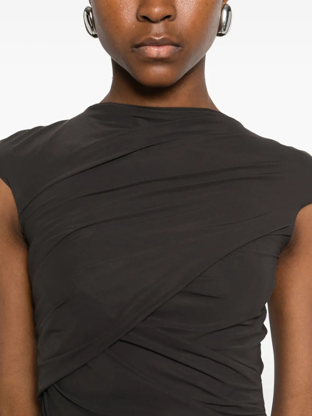 Amazuìn Birgit Midi Dress In Black