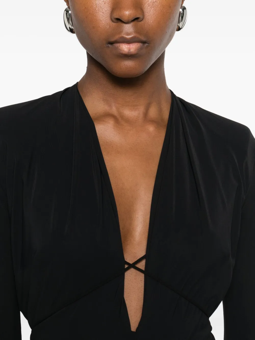 Amazuìn Lara Maxi Dress In Black