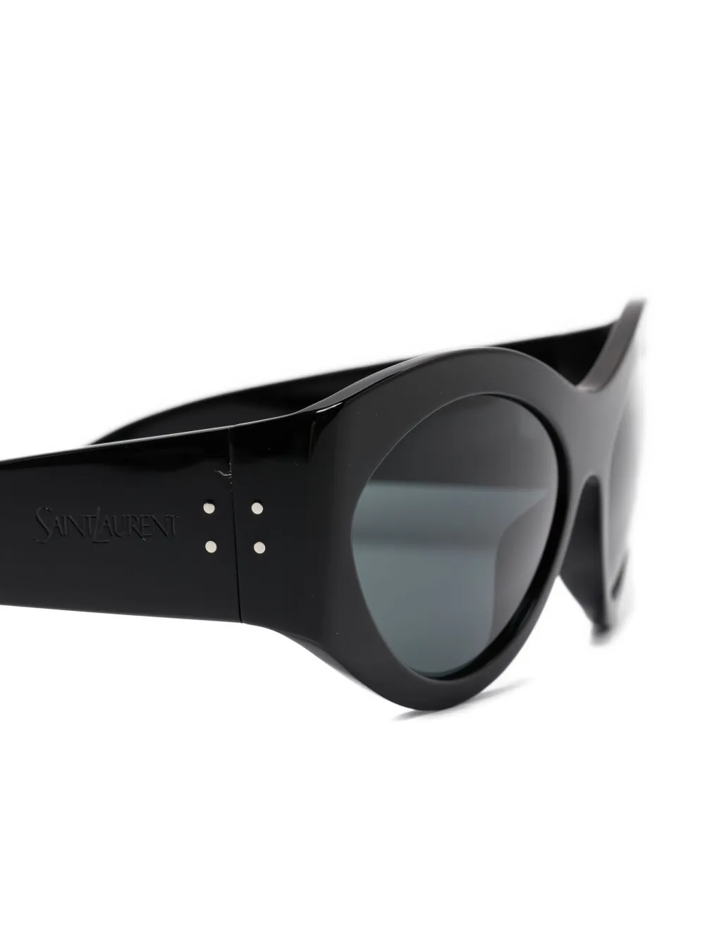 Saint Laurent Eyewear SL 854 zonnebril met ovaal montuur Zwart