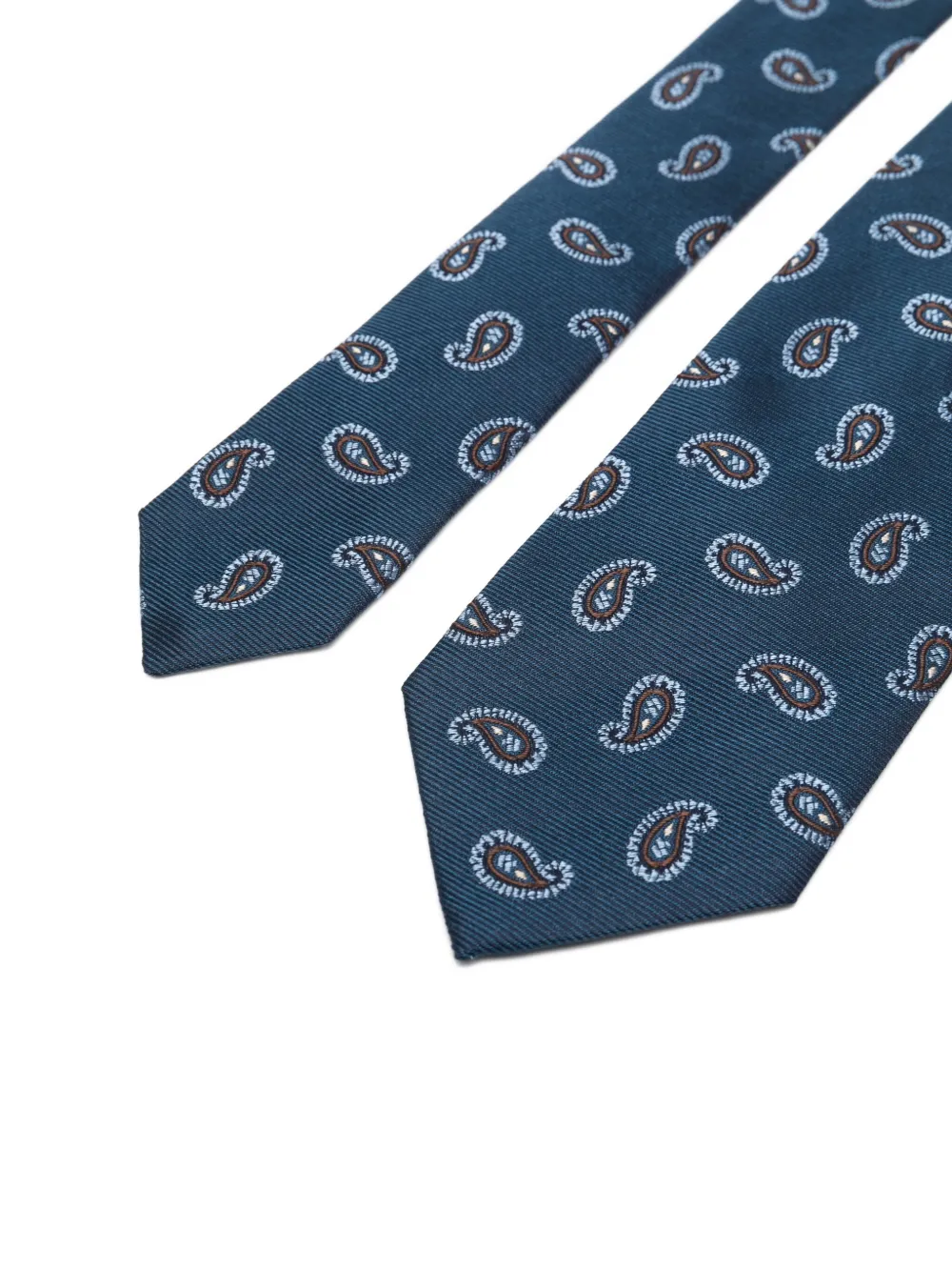 Barba Napoli Paisley-print Tie In Blue