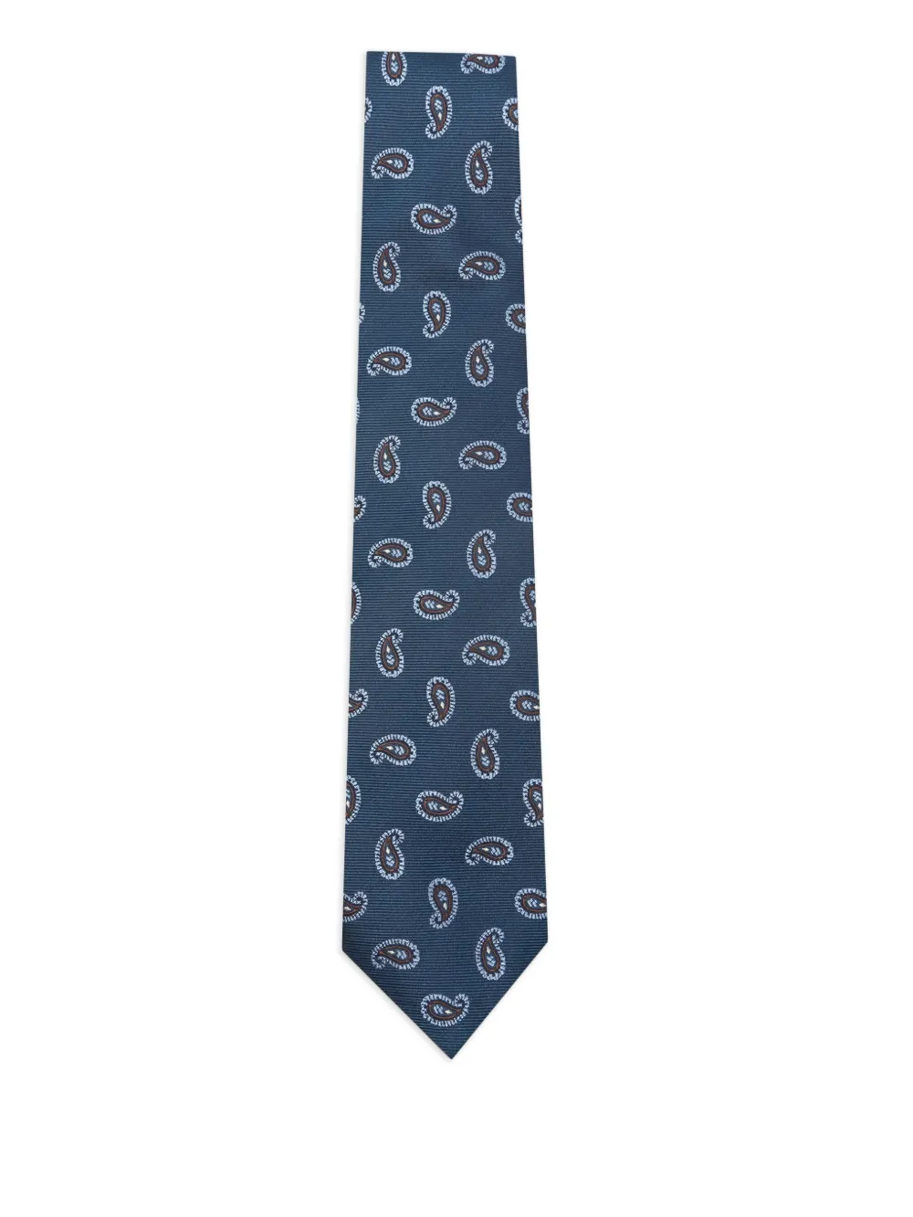 Barba corbata con estampado de cachemira | azul | Image 1