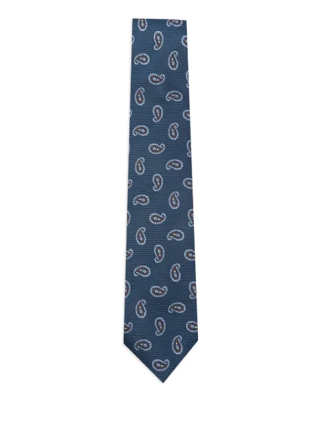 Barba paisley-print tie