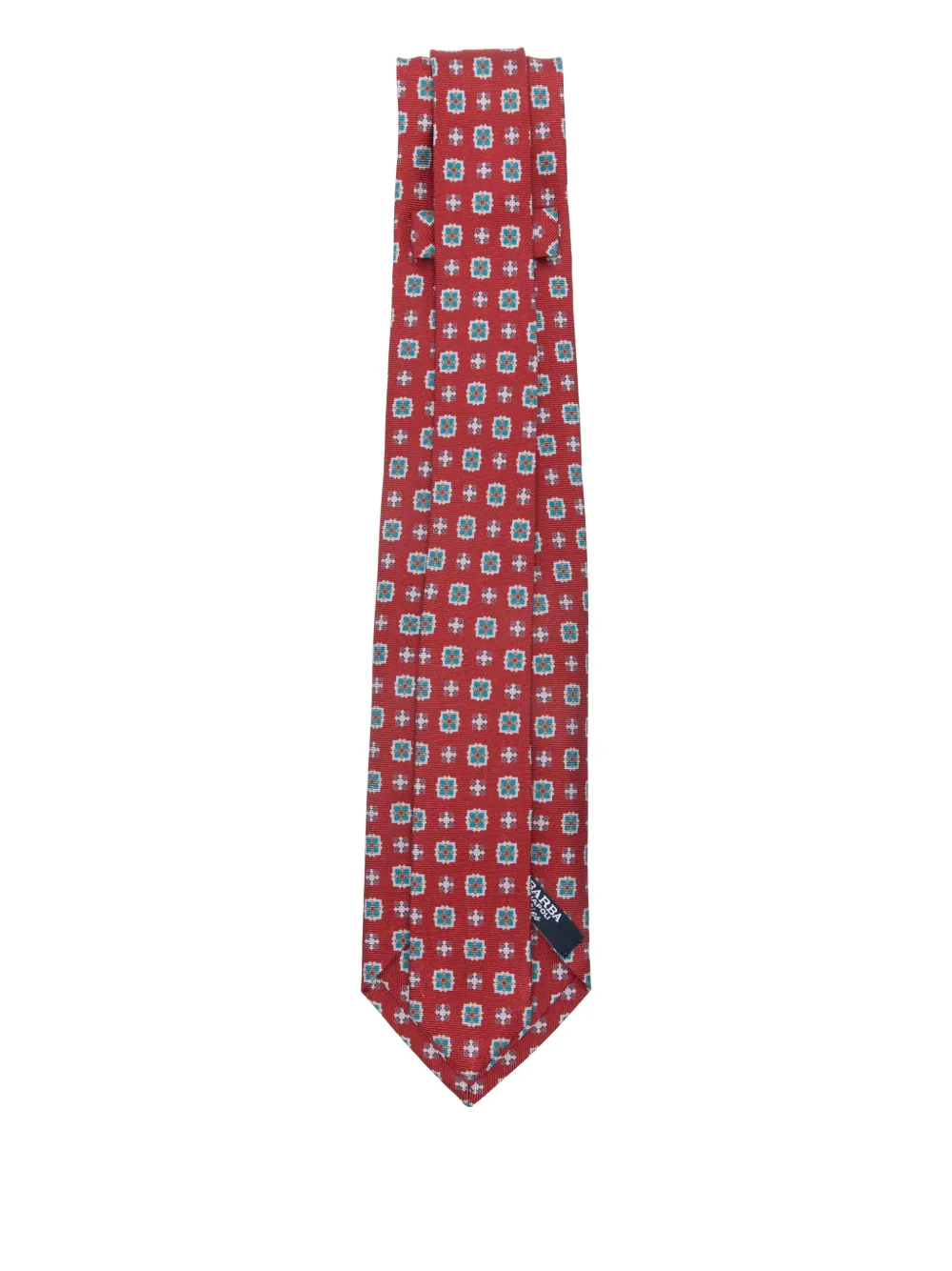 Barba geometric-pattern tie - Rood